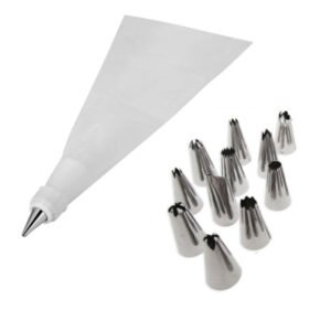 Kit confeiteiro Com 11 Bicos Russos + 1 Saco De Confeitar