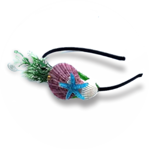 Tiara c/ Conchas e Estrelas Do Mar