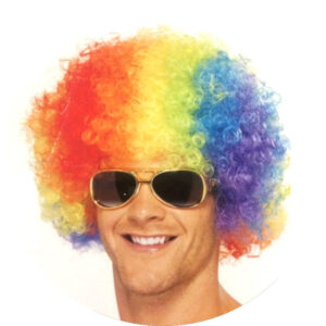 Peruca Black Colorida