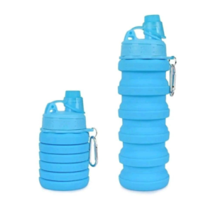 Garrafa Sustentável Retrátil De Silicone
