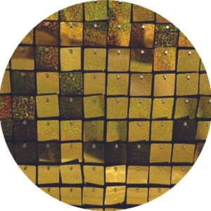 Placa Shimmer Wall Holográfica - Dourada