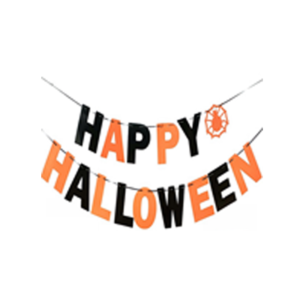Letreiro de Papel Happy Halloween