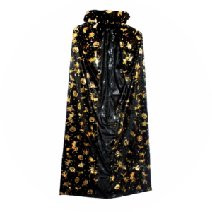 Capa Preta c/ Detalhes Dourado