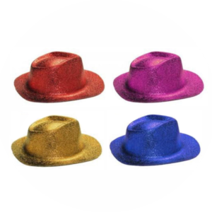 Chapéu Cowboy de Plástico Glitter