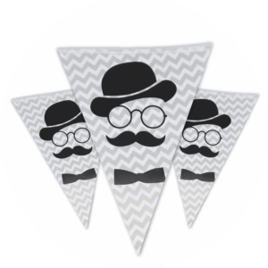 Bandeirinha Triangular Mustache