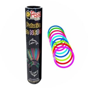 Tubo de Pulseiras Neon 50 uni