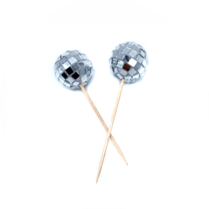 Palito Decorativos Esferas Brilhos