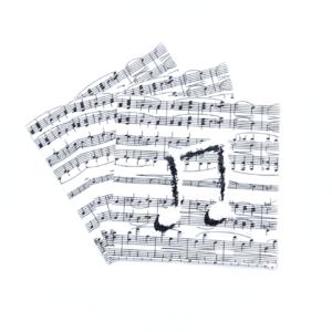 Guardanapo Notas Musicais